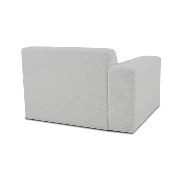 Valge bukleekangast diivanimoodul (vasak nurk) Roxy - Scandic-image-2