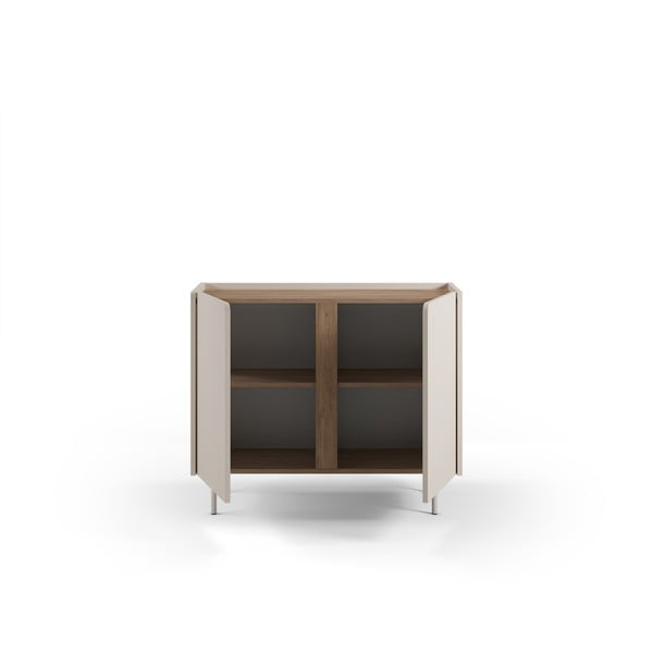 Kreem tammespoonist kapp 100x82,5x40 cm Lucile - Marckeric-image-3