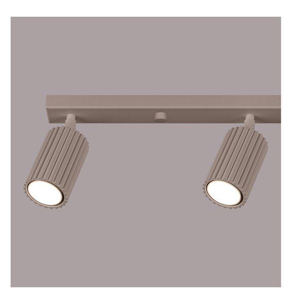 Taupepruun metallist kohtvalgusti 6,5x81 cm Gleam - Sollux-image-3