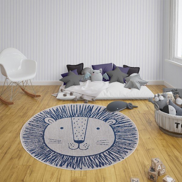 Sinine lastevaip Lion, ø 120 cm - Ragami-image-1