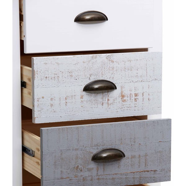 Valge ja hall öökapp Romantica - Marckeric-image-1