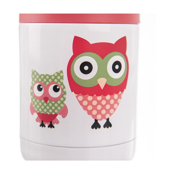 Punane-valge laste termos 480 ml Sova - Orion-image-3