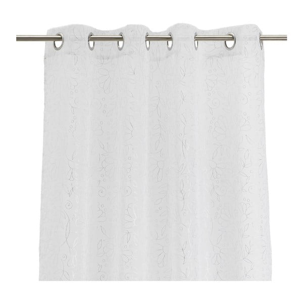 Valge-hõbedane kardin 140x260 cm Pucka - Casa Selección