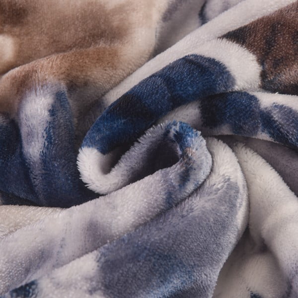 Lilla üheinimese mikrofliisist voodipesu 140x200 cm Riana – My House-image-1