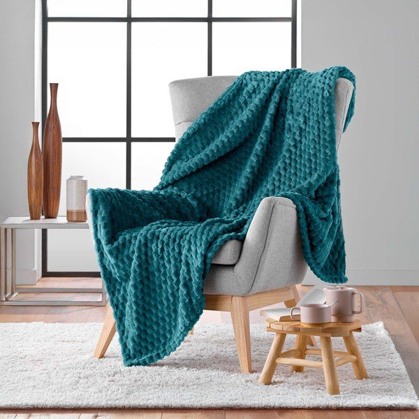 Sinine mikroflanell pleed 125x150 cm Mini Frosty - douceur d'intérieur-image-2