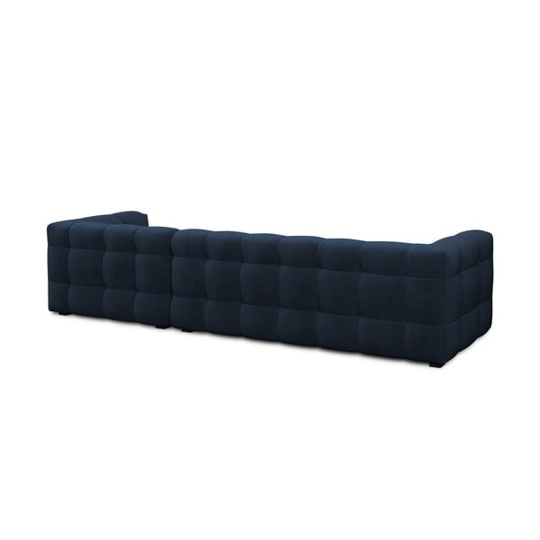 Sinine sametne nurgadiivan , paremas nurgas Vesta - Windsor & Co Sofas-image-4