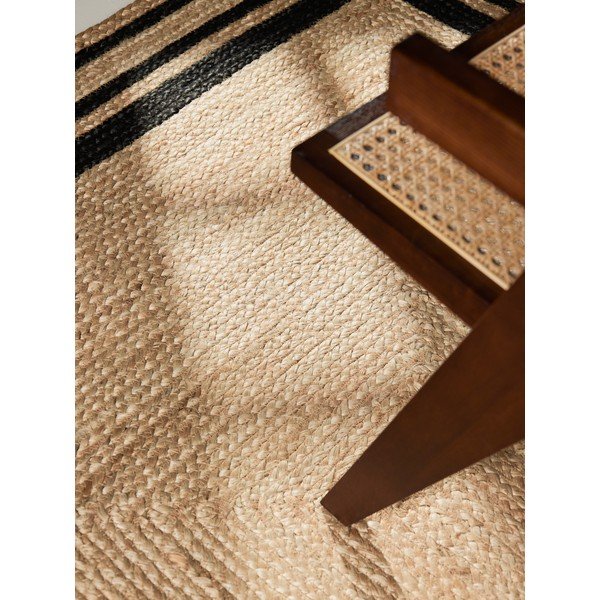 Must/naturaalne käsitsi kootud džuudist vaip 160x230 cm Jutta - Hanse Home-image-2