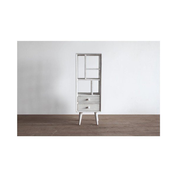 Knihovna Preston Rustic White-image-4