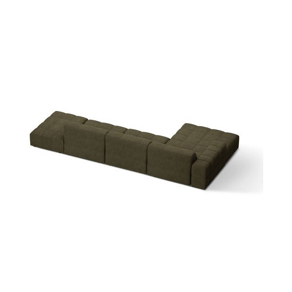 Khaki värvi šenill-nurgadiivan (vasak nurk/diivanvoodiga) Chicago - Cosmopolitan Design-image-2