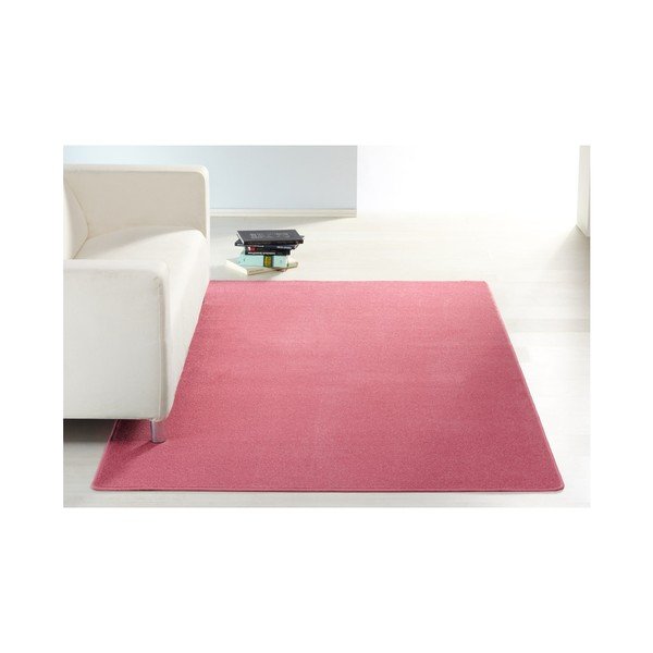 Růžový koberec Hanse Home Nasty, 133 x 133 cm-image-1