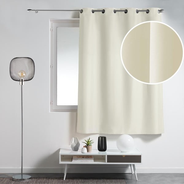 Beež kardin 140x180 cm Essentiel - douceur d'intérieur-image-4