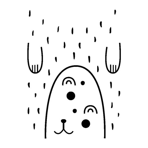 Õnnelik karu seinakleebis - Ambiance-image-1