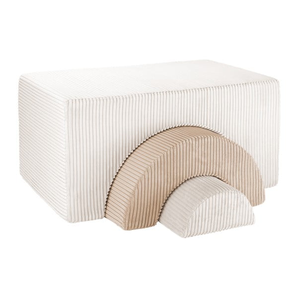 Kreem velvetist-vahtplastist mänguväljak Rainbow - Wigiwama