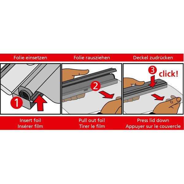 Helehall plastmass fooliumihoidja – Maximex-image-4