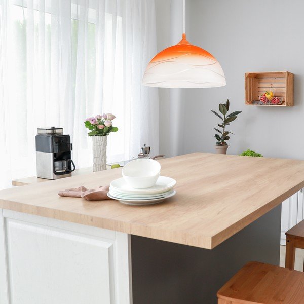 Oranž rippvalgusti ø 30 cm Sfera - LAMKUR-image-3
