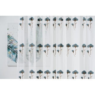 Valge-sinine kardin 140x260 cm Elba - Mendola Fabrics
