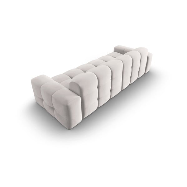 Helehall sametne diivan 255 cm Kendal - Micadoni Home-image-4