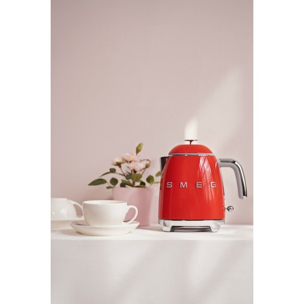Punane roostevabast terasest veekeetja 800 ml Retro Style - SMEG-image-1