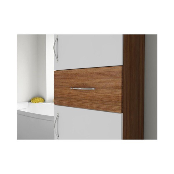 Skříň do koupelny Nergis Walnut-image-3