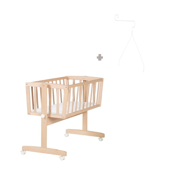 Pöögipuidust ratastega/varikatusega häll 40x90 cm Adam and Owl - Roba-image-4