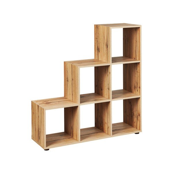 Knihovna Interlink Damian Wild Oak Trian, 105 x 109 cm-image-2