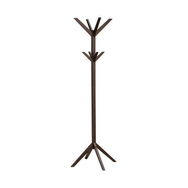 Tume naturaalse värvusega tammepuust riidepuu, ø 59x178 cm, Confetti – Rowico