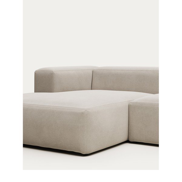 Beež nurgadiivan (vasak nurk) Blok - Kave Home-image-1