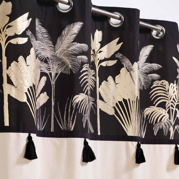 Must-beež kardin 140x240 cm Karaba - douceur d'intérieur-image-1