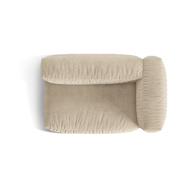 Beež-kreem bukleekangast diivanimoodul (parem nurk) Martina - Micadoni Home-image-3