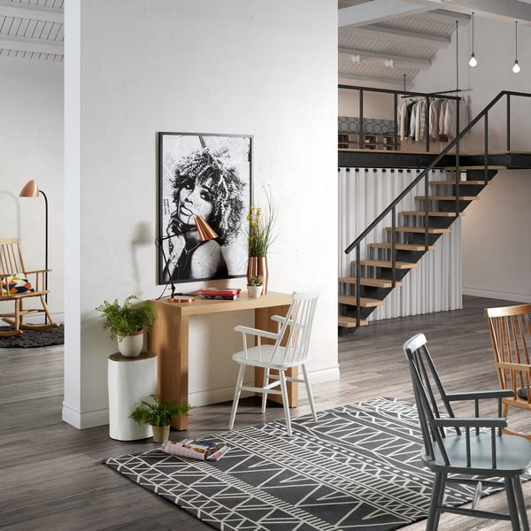 Valge kummist söögitool Kristie - Kave Home-image-1