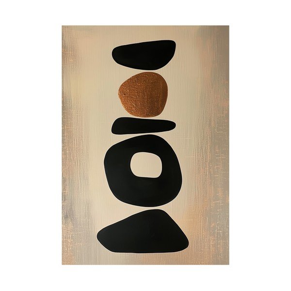 Trükitud pilt lõuendil 70x100 cm Stones - Styler