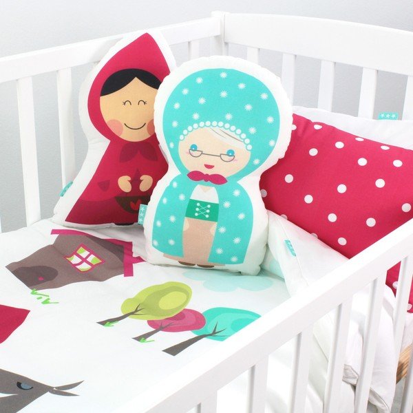 Laste puuvillane padi ja padi , 100 x 120 cm Grandma - Mr. Fox-image-3