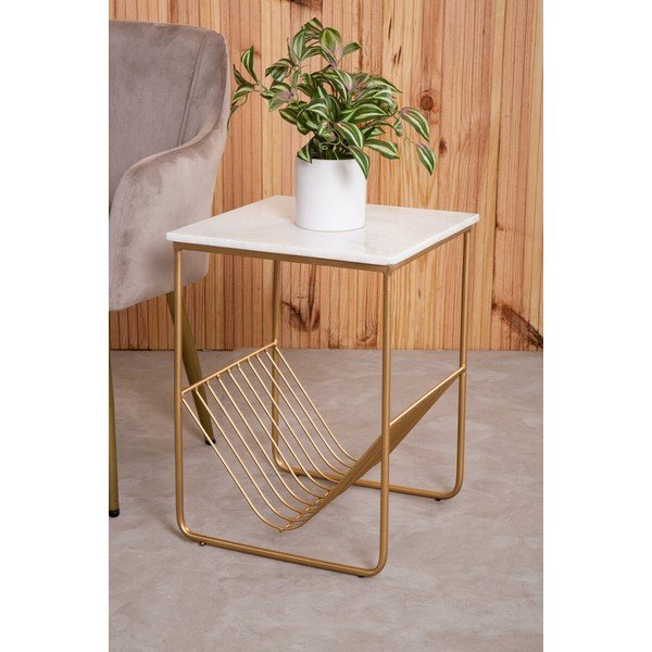 Marmorist pealispinnaga abilaud 40x40 cm Mandoli - Premier Housewares-image-2