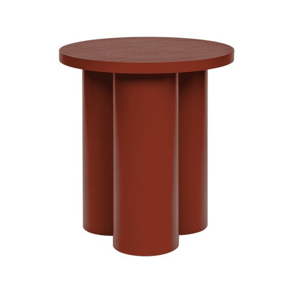 Punane taburet tuhavärvi dekooriga Oly - noo.ma