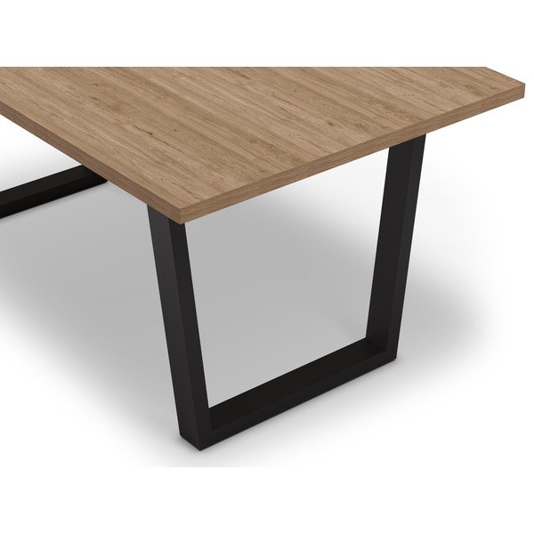 Tammeplaadiga söögilaud 100x180 cm Francesca - Marckeric-image-4