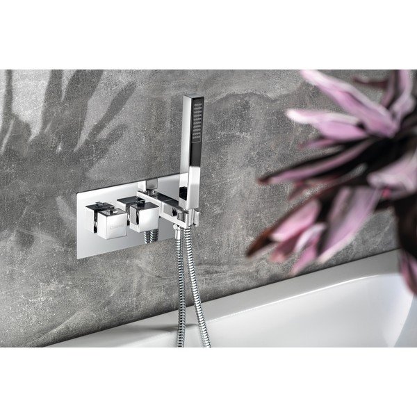 Hõbe seinasegisti (2 väljundit) Latus - Sapho-image-2