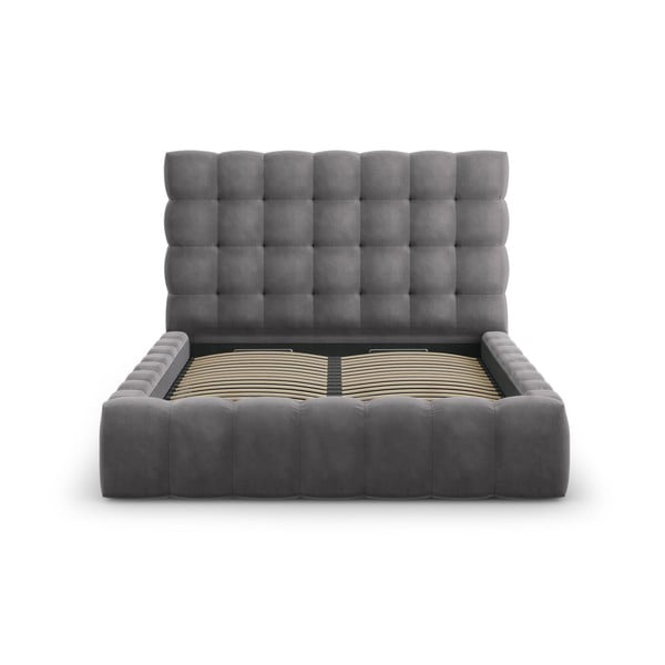 Hall polsterdatud kaheinimesevoodi koos voodipõhja ja panipaigaga 160x200 cm Bali - Cosmopolitan Design-image-2