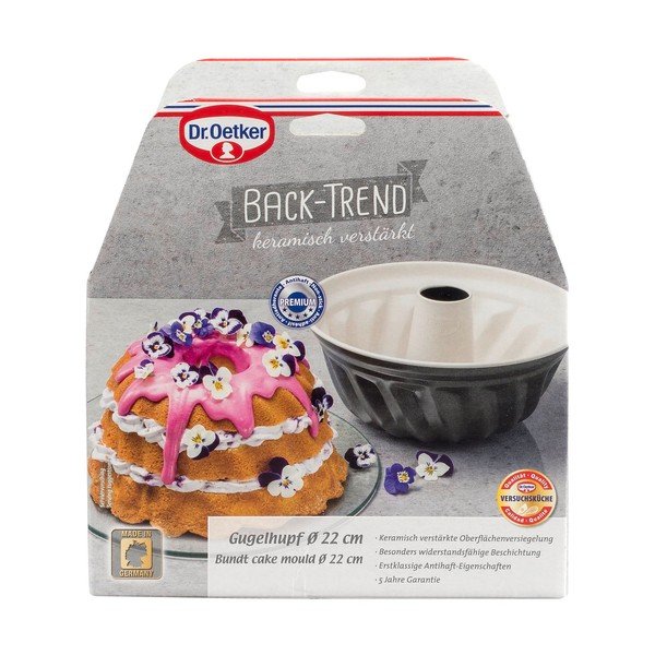 Keraamilise pinnaga terasest koogivorm, ø 22 cm - Dr. Oetker-image-2
