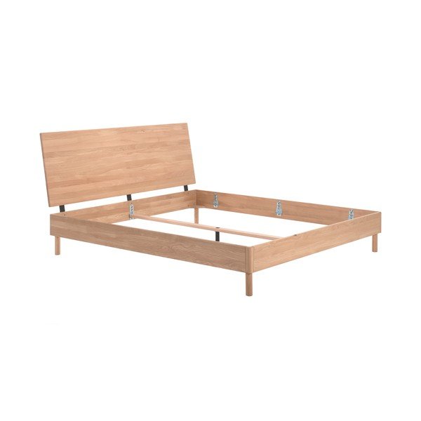 Tammepuidust kaheinimesevoodi ilma voodipõhjata 180x200 cm Forrest - Vipack-image-2