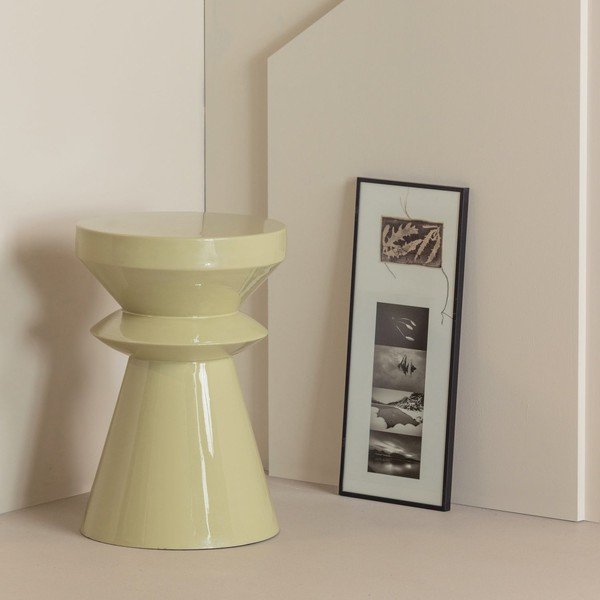 Metallist ümmargune abilaud ø 30 cm Fedde - WOOOD-image-1