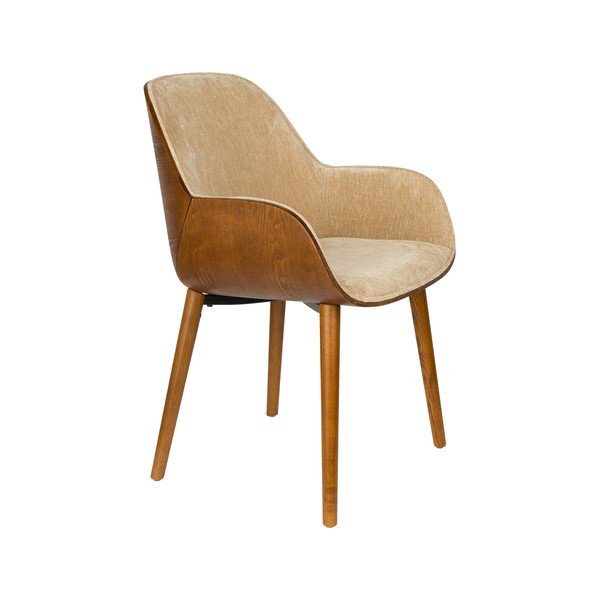 Beež polsterdatud söögitool käetugedega Taylor - Dutchbone