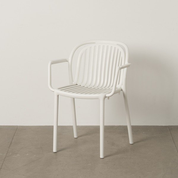 Valge plastikust söögitool Alia - Ixia-image-1