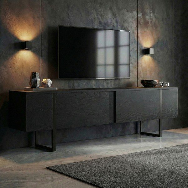 Must telekaalus 180x50x30 cm Onera - Kalune Design-image-2