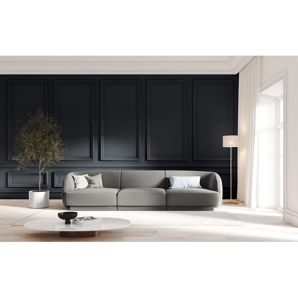 Hall sametne diivan 259 cm Miley - Micadoni Home-image-1