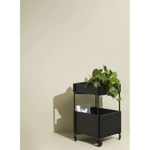 Tuhkpuust käru ratastel 42x37 cm Fresh - Hübsch-image-1