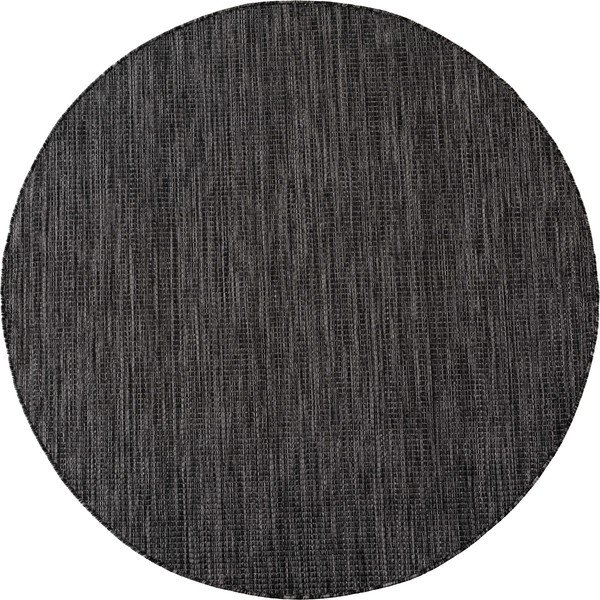 Must ümmargune sise- ja õuevaip ø 80 cm Mira 1450 - Ayyildiz Carpets