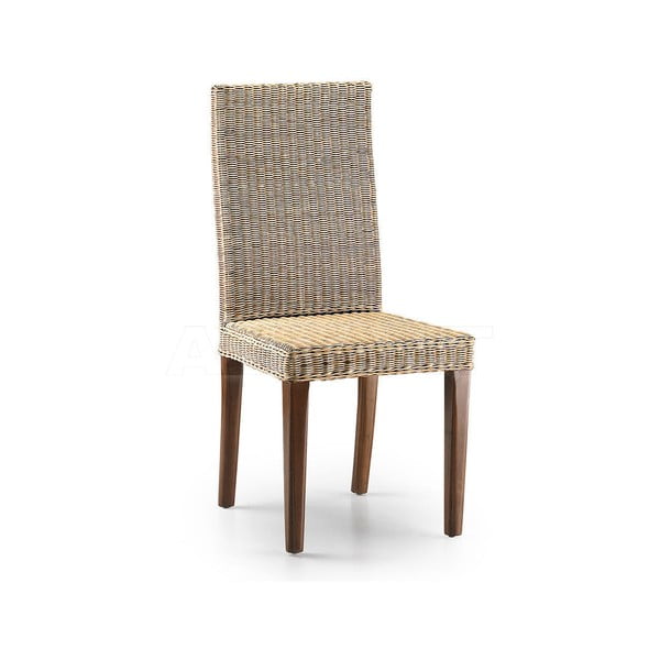 Ratanová židle s mahagonovou konstrukcí Moycor Monica
