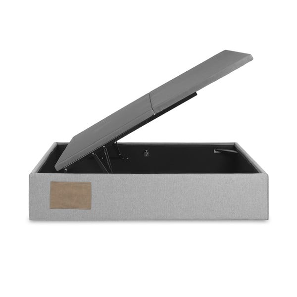 Hall polsterdatud kaheinimesevoodi koos panipaigaga 180x200 cm Matters - Kave Home-image-3