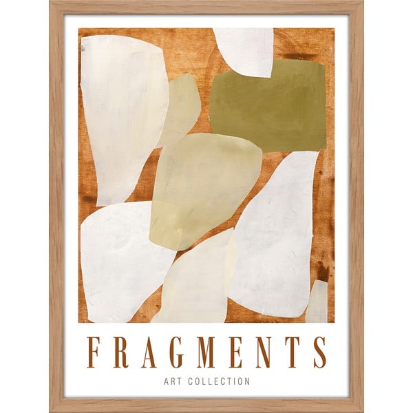 Plakat raamis 32x42 cm Fragments - Malerifabrikken