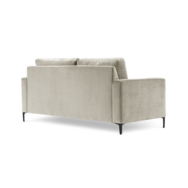 Beež sametist diivan 158 cm Harmony – Kooko Home-image-3